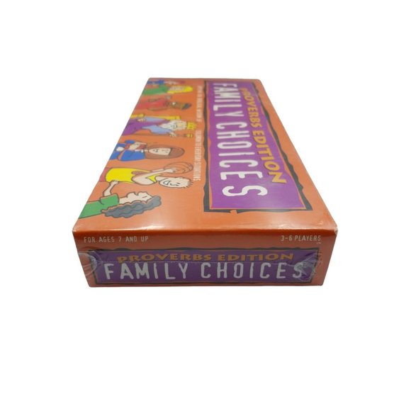 VTG Family Choices Proverbs Edition Faith Kidz Board Game Family Night - Picture 4 of 13